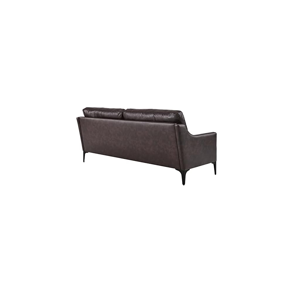 EEI-6018-BRN Corland Leather Sofa, Brown