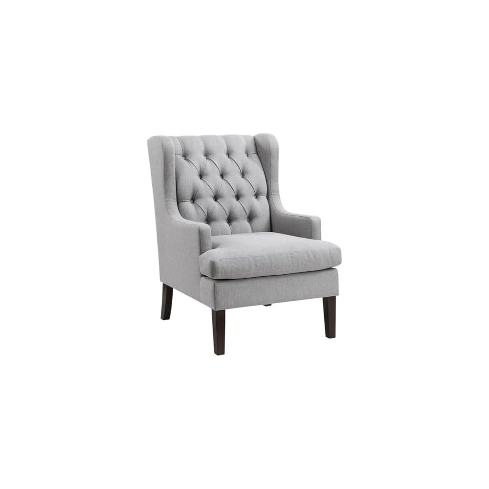 Quent Textured Accent Chair in Gray