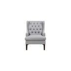 Quent Textured Accent Chair in Gray