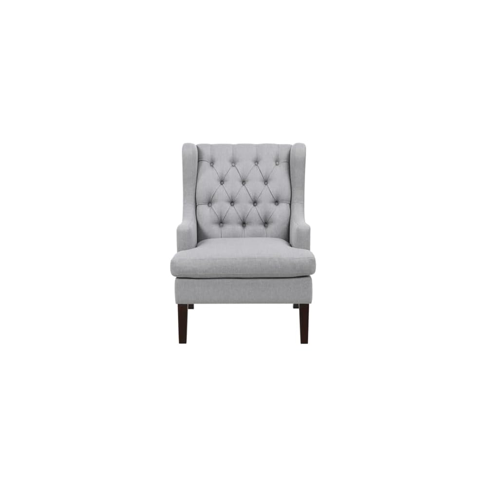 Quent Textured Accent Chair in Gray