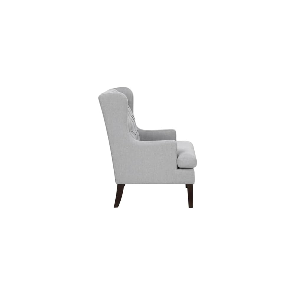 Quent Textured Accent Chair in Gray