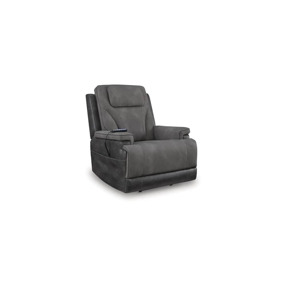 Dual Motor Power Lift Recliner, Heat & Massage