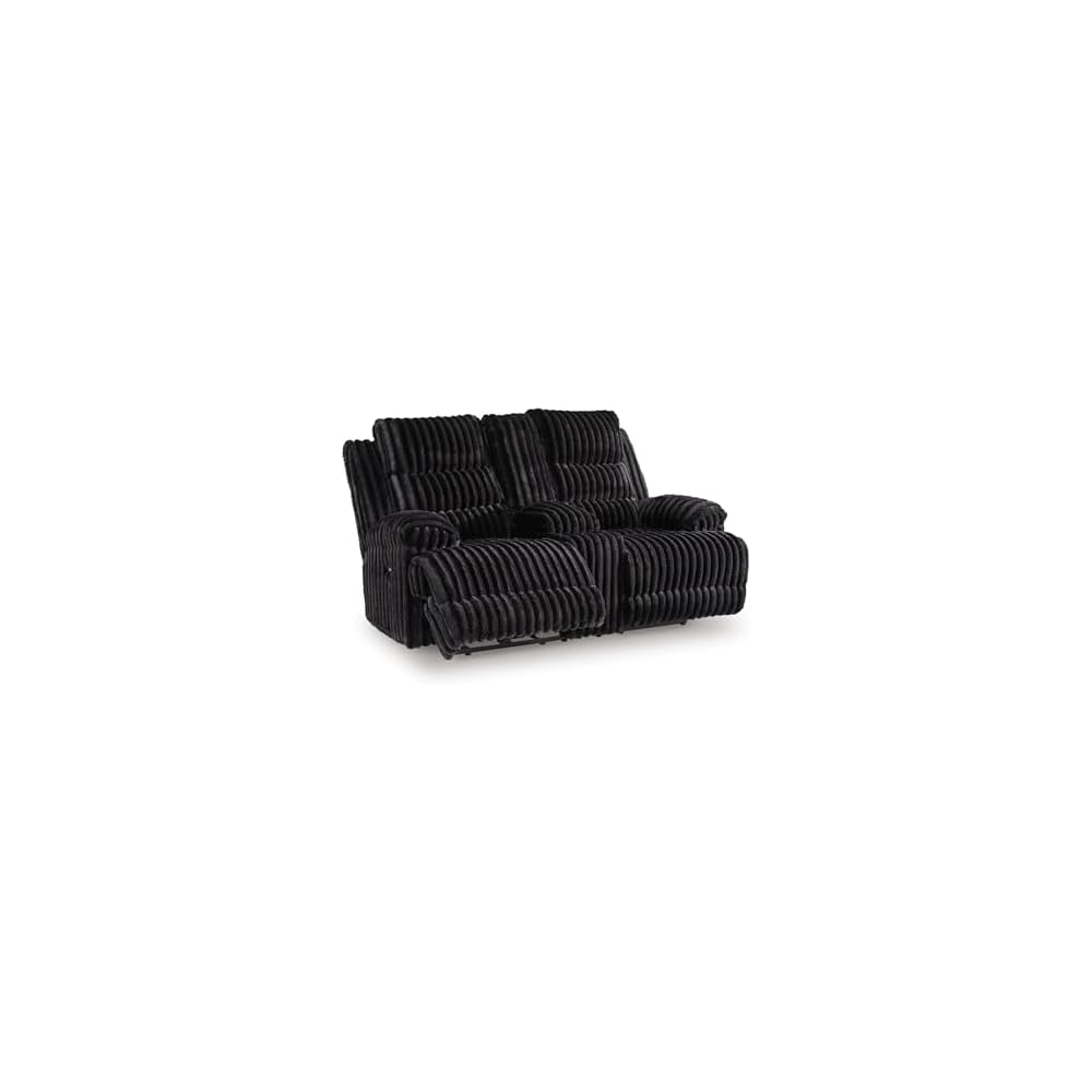 Power Reclining Loveseat with Console, Higgesbee