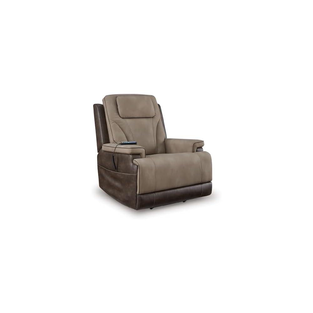 Dual Motor Power Lift Recliner, Heat & Massage