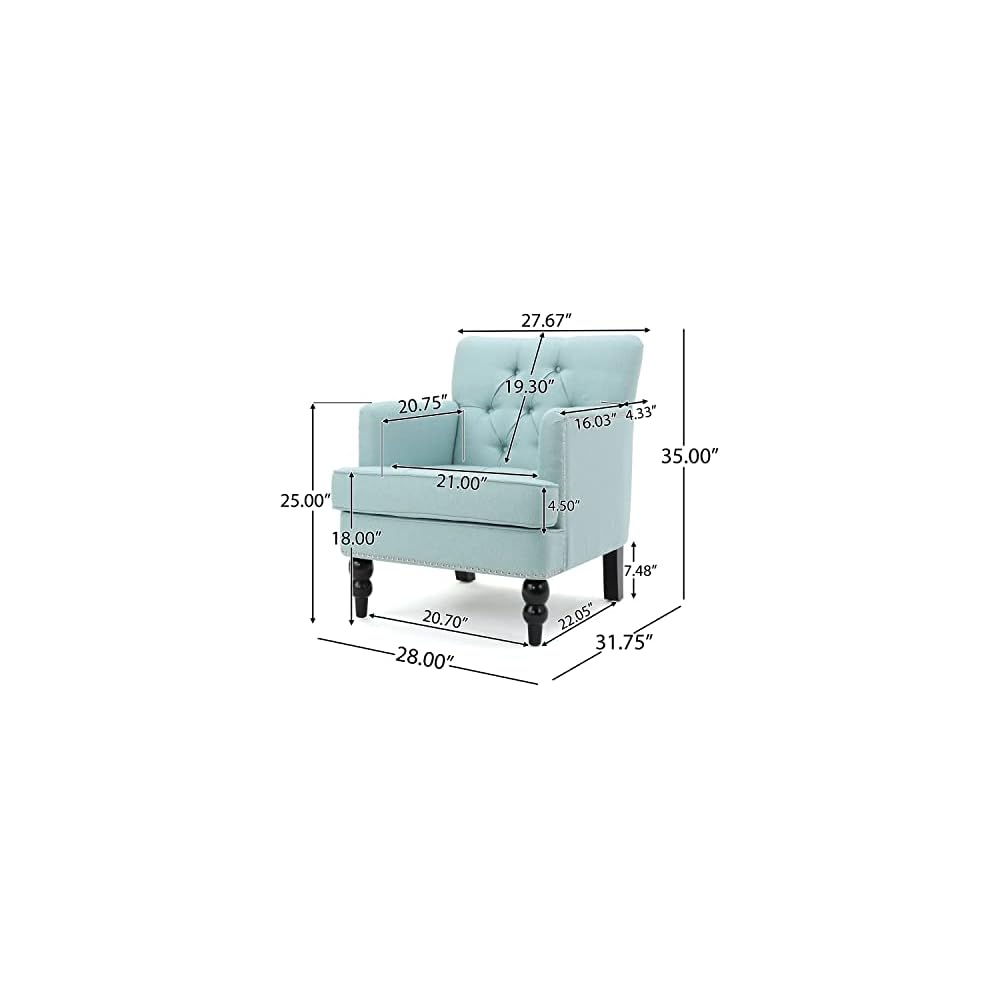 Tufted Club Chair