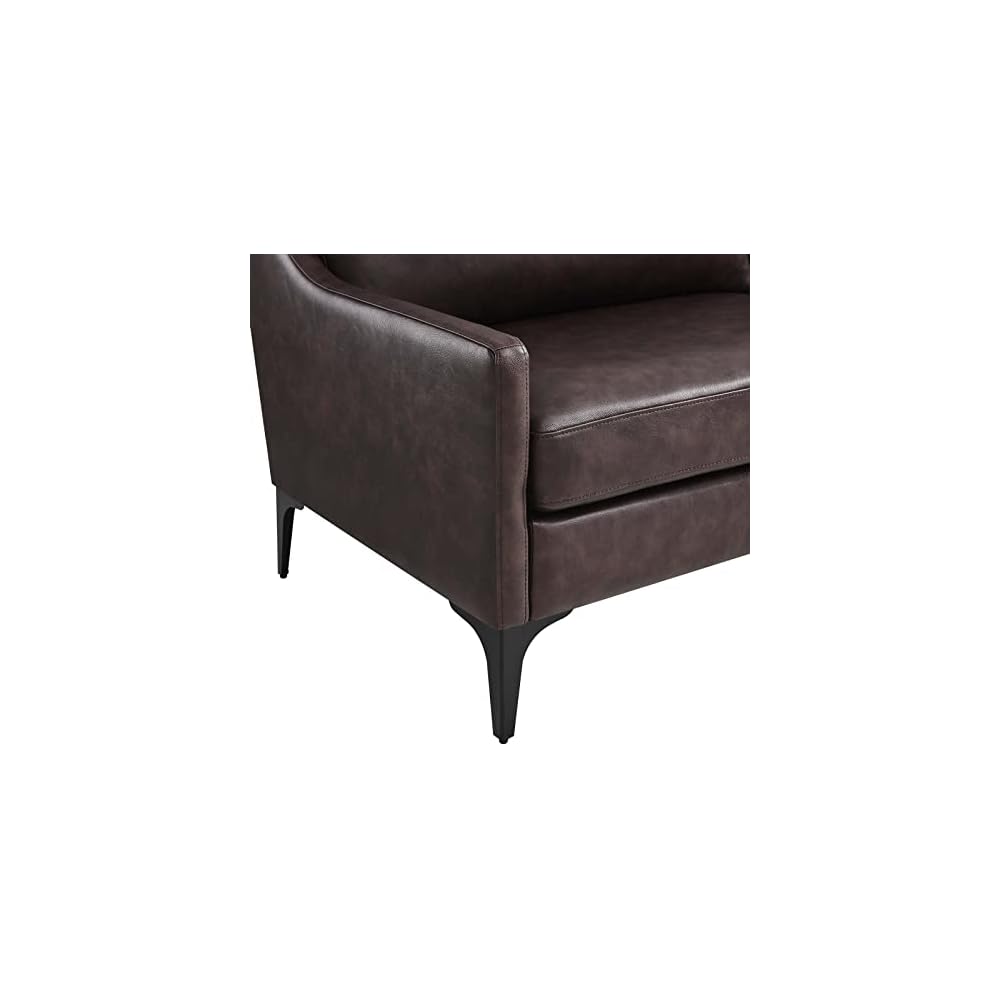 EEI-6018-BRN Corland Leather Sofa, Brown