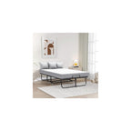 75''x46'' Folding Bed with Mattress for Adults, Large Size Rollaway Folded Bed for Hospital/School/Living Room, Sturdy Frame, Big Space, Comfortable Sleep