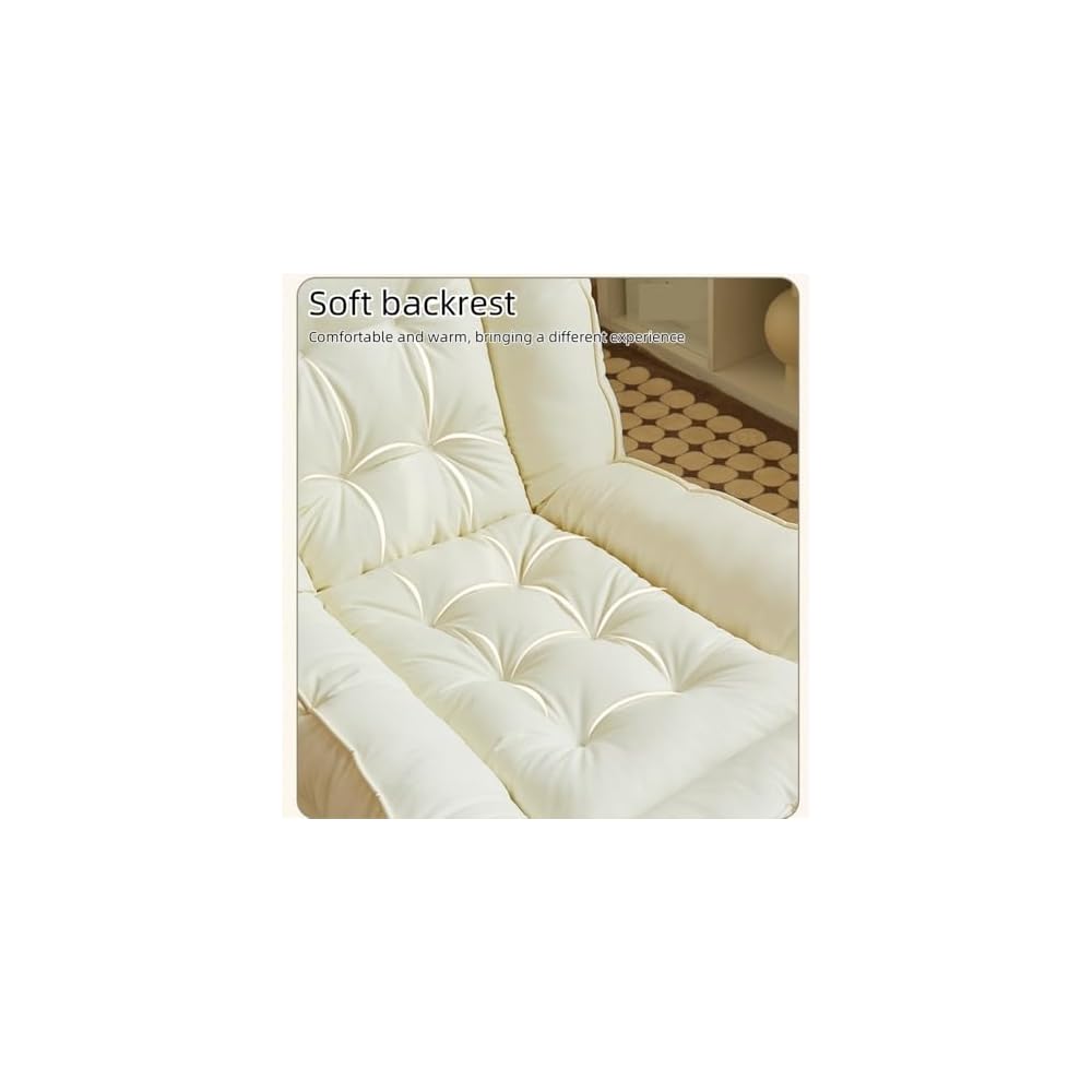 Folding Sofa Bed, Simple Lazy Chair with Multifunctional Cushion, Perfect for Bedroom, Balcony, Living Room, Leisure Room (Pink,23.6in)