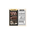 Chesterfield 3 Piece Living Room Set, 2 Tufted Accent Chairs& 3 Seat Leather Couch, Faux Leather Couch with Upholstered, Mid-Century Modern Couch Furniture for Living Room, Office, Brown