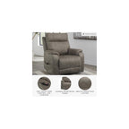 Dual Motor Power Lift Recliner, Heat & Massage