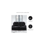 Power Reclining Loveseat with Console, Higgesbee
