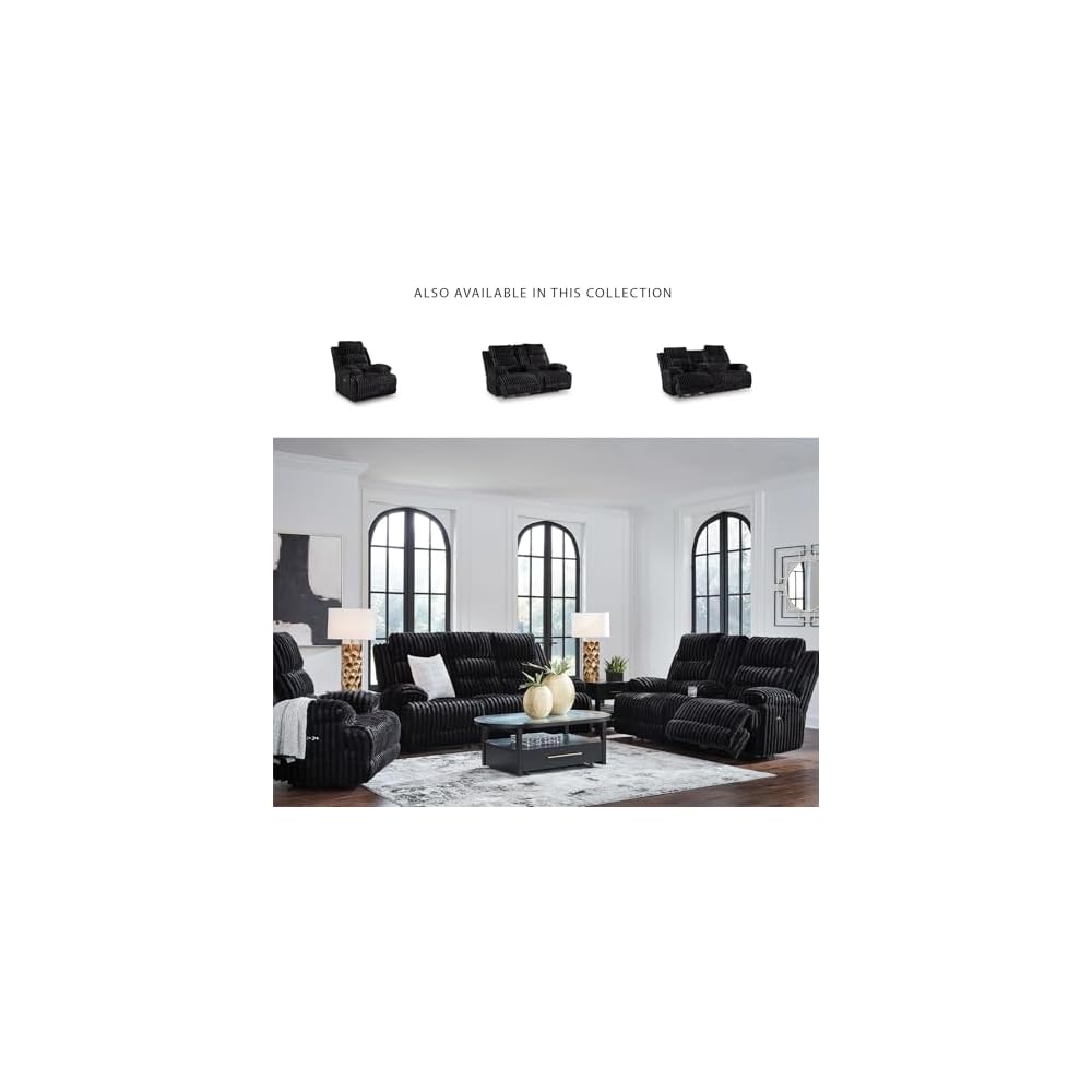 Power Reclining Loveseat with Console, Higgesbee