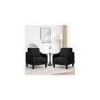 Accent Chair for Living Room, Mid Century Modern Reading Chair for Bedroom, Upholstered Armchair with Side Pockets, Comfy Single Sofa Side Chair for Office, Apartment, Small Room, Light Brow