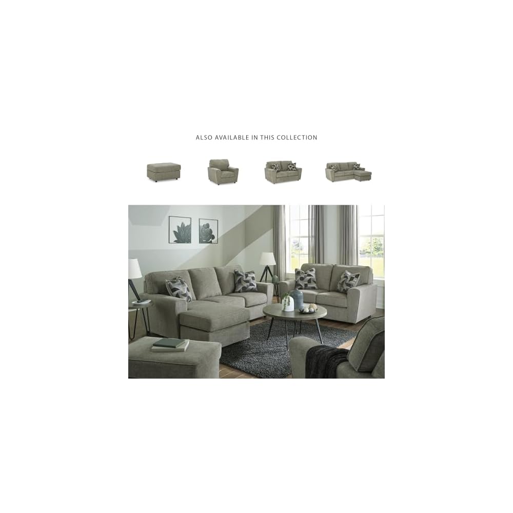 Cascilla Casual Sofa, Light Gray