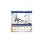 Foldable Mattress Queen Size, 6" Trifold Mattress Futon Murphy Bed,White