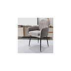 Armchairs Living Room Furniture Sofa Chair Nordic Dressing Chair Plush Light Bedroom Lounge Chairs(Gray)