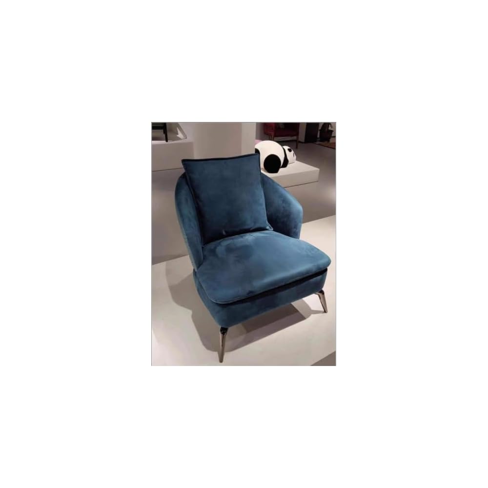 Italian Minimalist Upholstered Leisure Accent Armchair