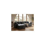120" Oversized Cloud Modular Sectional Sofa for Living Room, L Shaped Cloud Couch with Storage Ottoman, Premium Faux Leather Sofa, Down-Filled Wide Deep Seat, Tool Free Assembly, Black