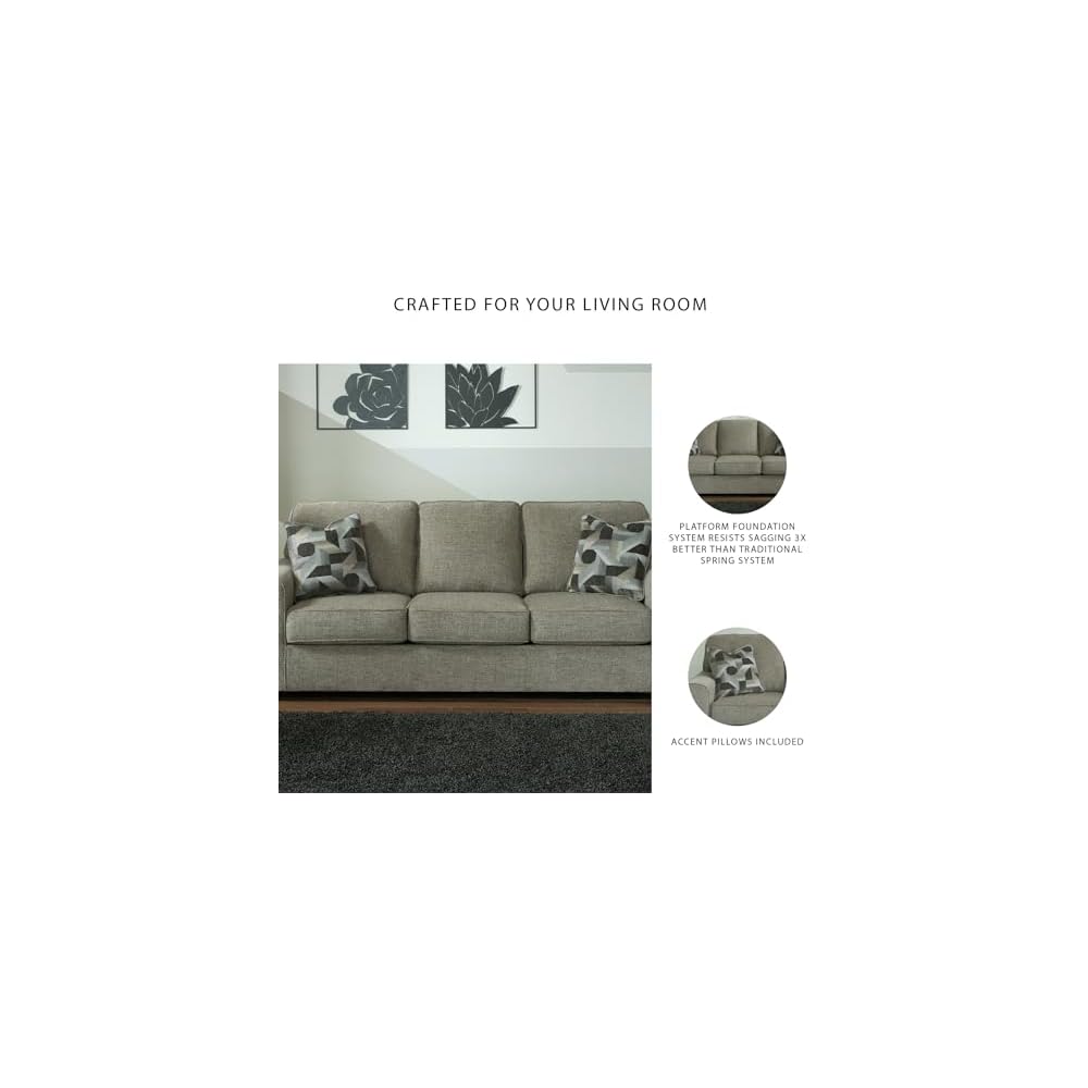 Cascilla Casual Sofa, Light Gray