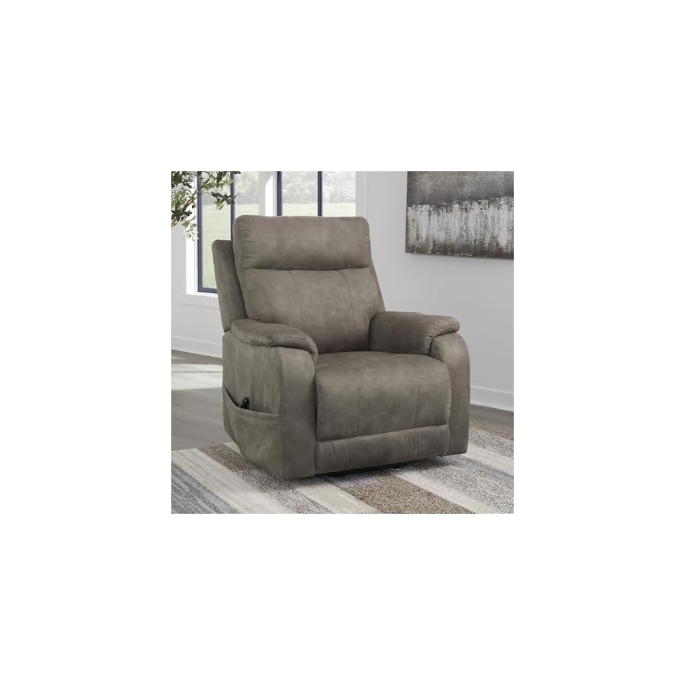 Dual Motor Power Lift Recliner, Heat & Massage