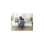 Quent Textured Accent Chair in Gray