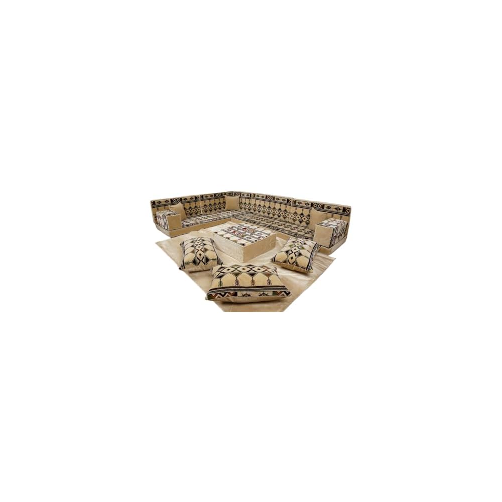 Traditional Floor Majlis Cushions – Modular Diwan Sectional Seating