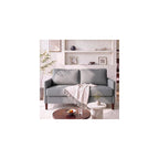 52 in Loveseat Sofa (2 Sets)- Small Couch, Light Grey