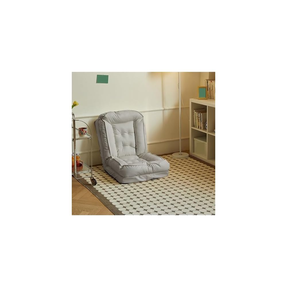 Folding Sofa Bed, Simple Lazy Chair with Multifunctional Cushion, Perfect for Bedroom, Balcony, Living Room, Leisure Room (Pink,23.6in)