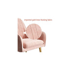 Armchairs Living Room Furniture Sofa Chair Nordic Dressing Chair Plush Light Bedroom Lounge Chairs(Gray)