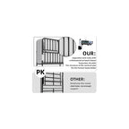 75''x46'' Folding Bed with Mattress for Adults, Large Size Rollaway Folded Bed for Hospital/School/Living Room, Sturdy Frame, Big Space, Comfortable Sleep