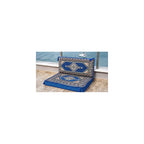 Single Turkish Floor Cushion – Traditional Arabic Jalsa Seating Set – Oriental Living Room Sofa with Backrest Pillows