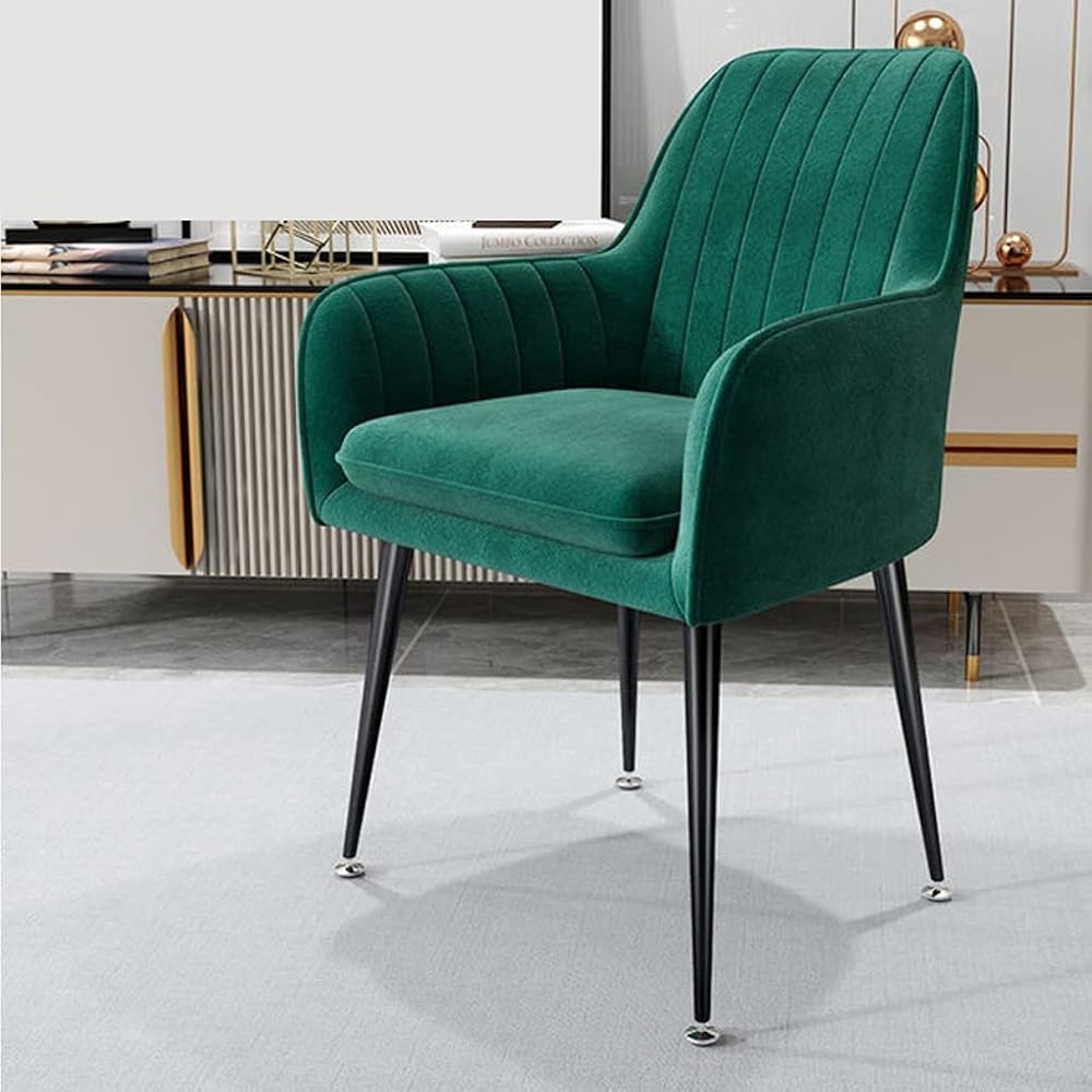 Armchairs Living Room Furniture Sofa Chair Nordic Dressing Chair Plush Light Bedroom Lounge Chairs(Gray)