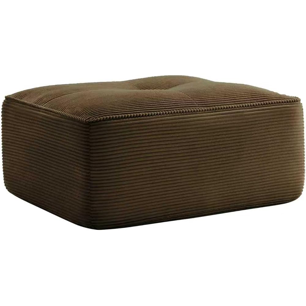 Corduroy Ottoman for Modular Sectional Sofa, Oversized Cloud Couch Set