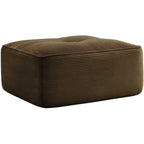 Corduroy Ottoman for Modular Sectional Sofa, Oversized Cloud Couch Set