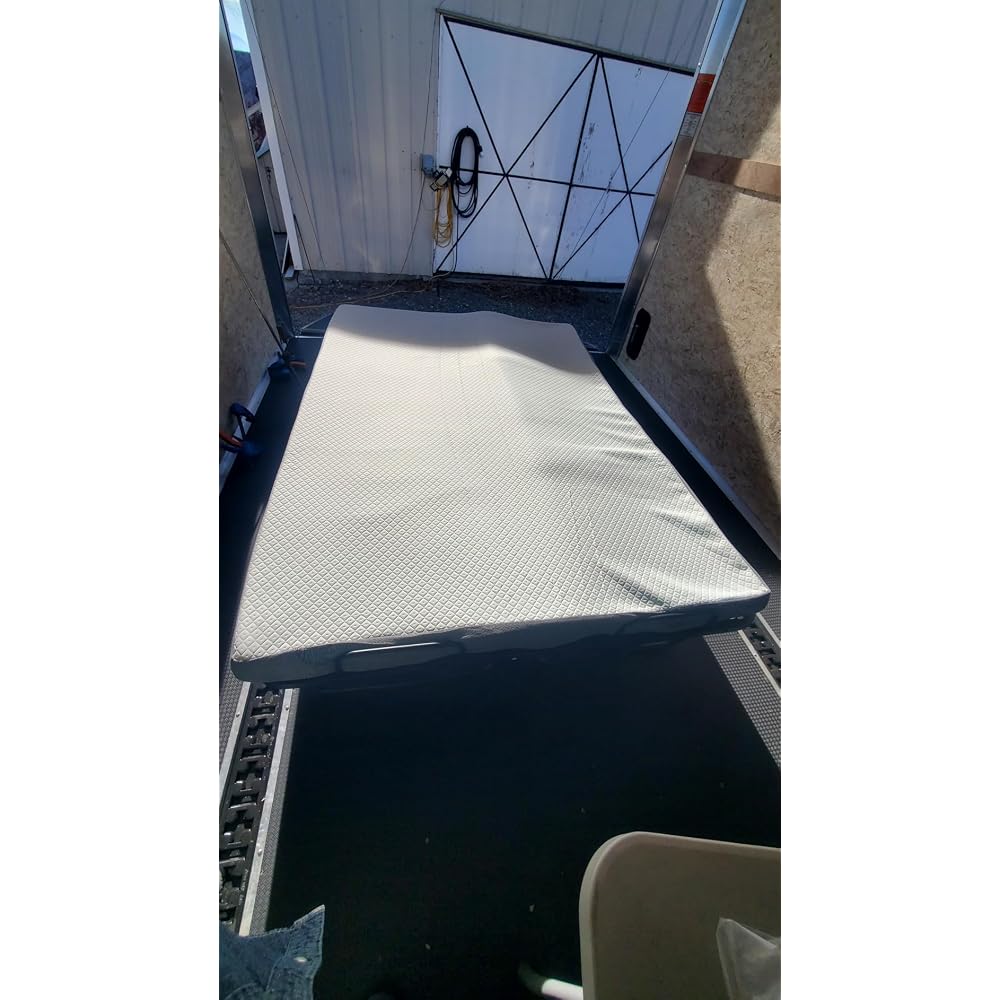 75''x46'' Folding Bed with Mattress for Adults, Large Size Rollaway Folded Bed for Hospital/School/Living Room, Sturdy Frame, Big Space, Comfortable Sleep