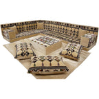 Traditional Floor Majlis Cushions – Modular Diwan Sectional Seating