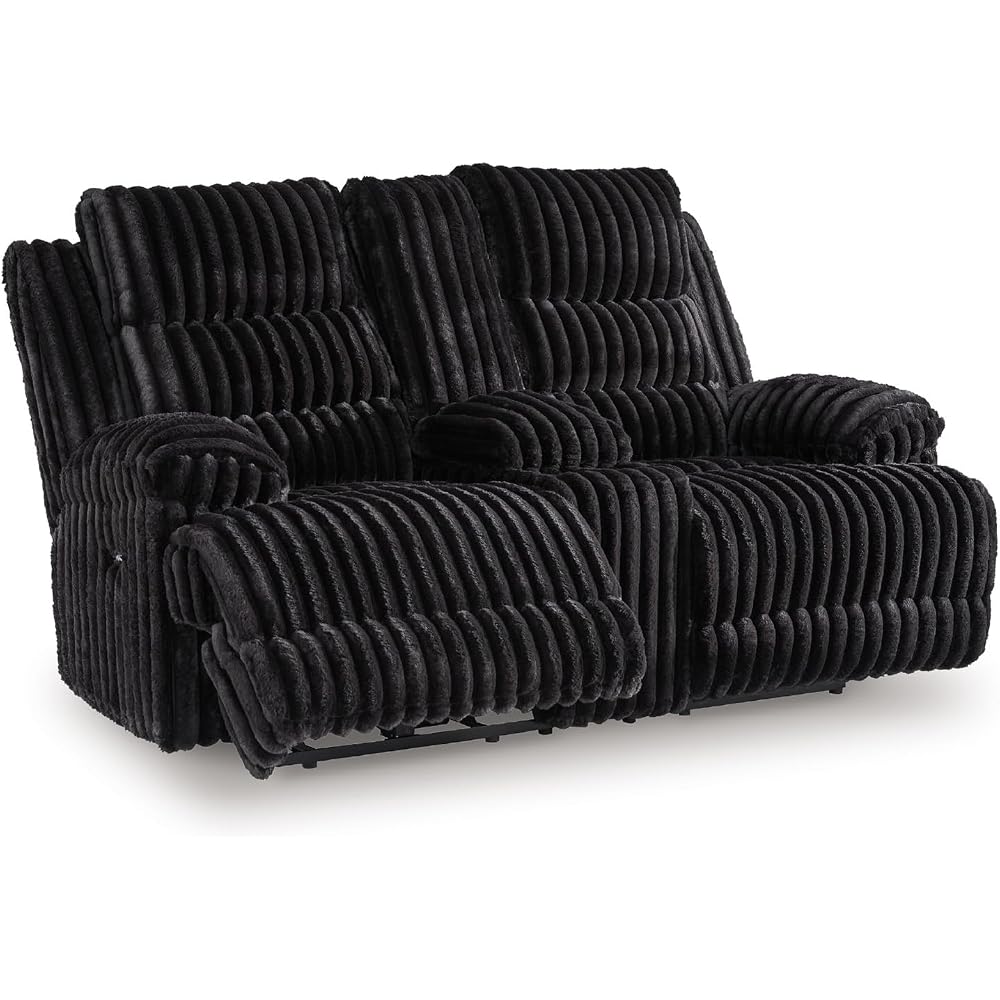 Power Reclining Loveseat with Console, Higgesbee
