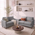 52 in Loveseat Sofa (2 Sets)- Small Couch, Light Grey