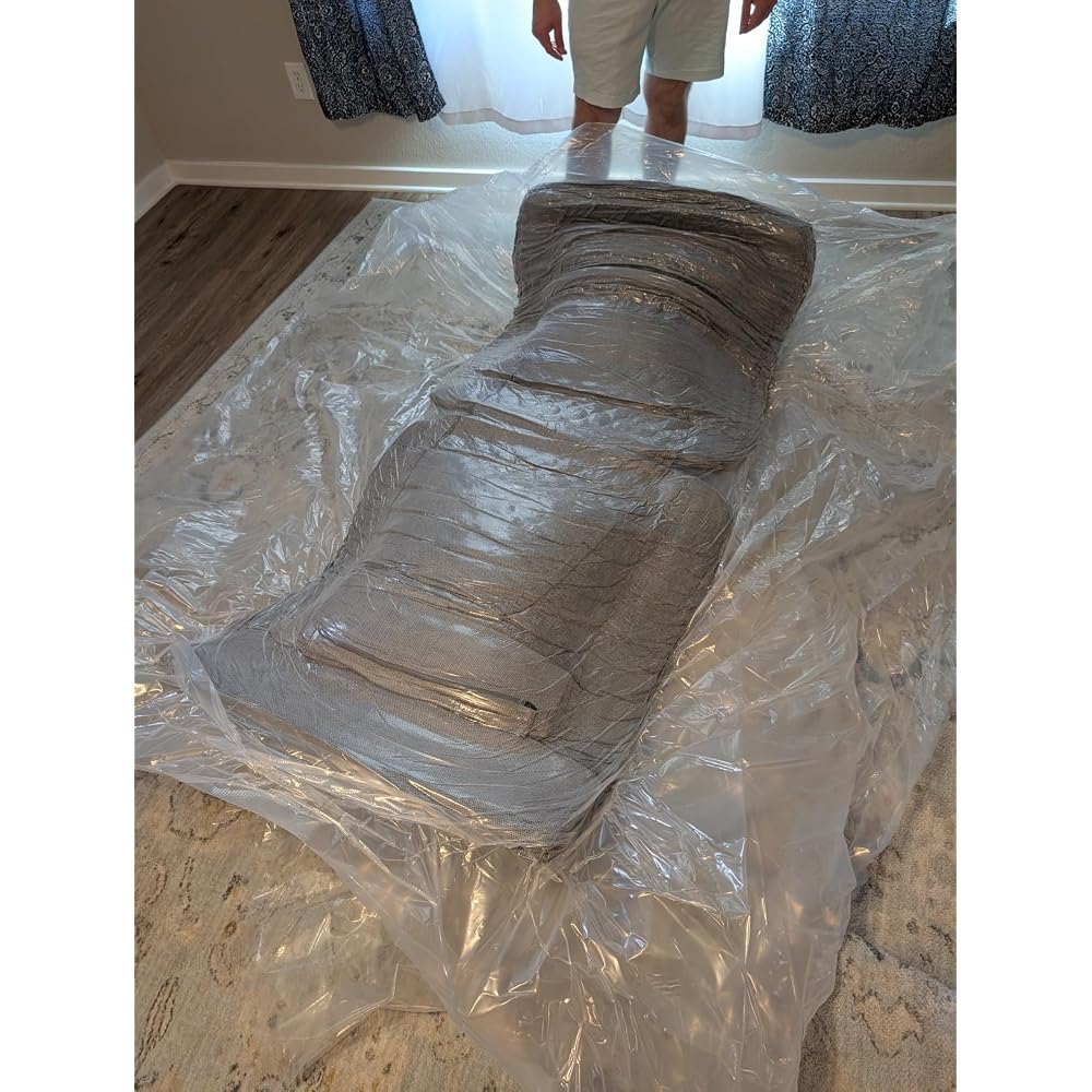 112" Cloud Couch with Padded Armrests & Moveable Ottoman Dark Grey